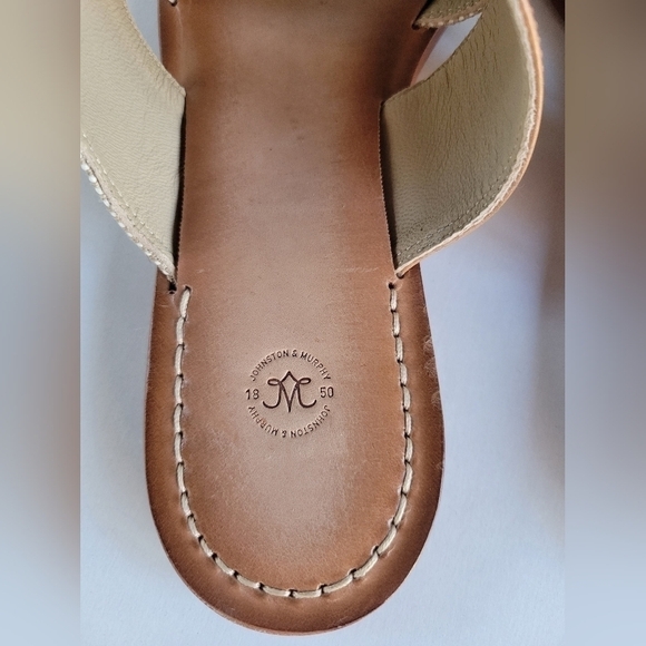 Johnson & Murphy Patti criss over thong sandals size 9. - Picture 8 of 11